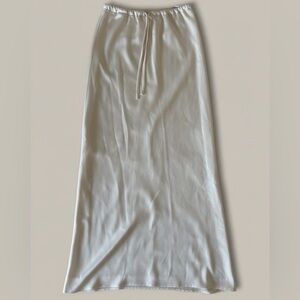 WAYF Satin Maxi Skirt